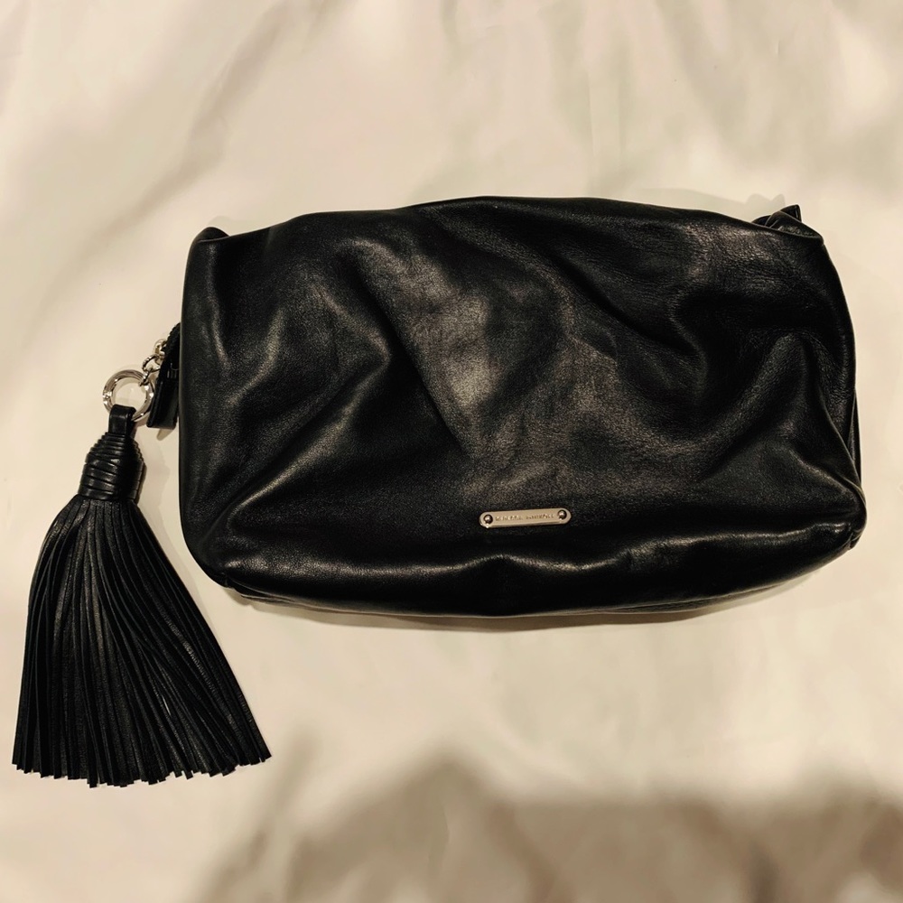 Rebecca Minkoff Ruffle Tassel Leather Clutch Bag